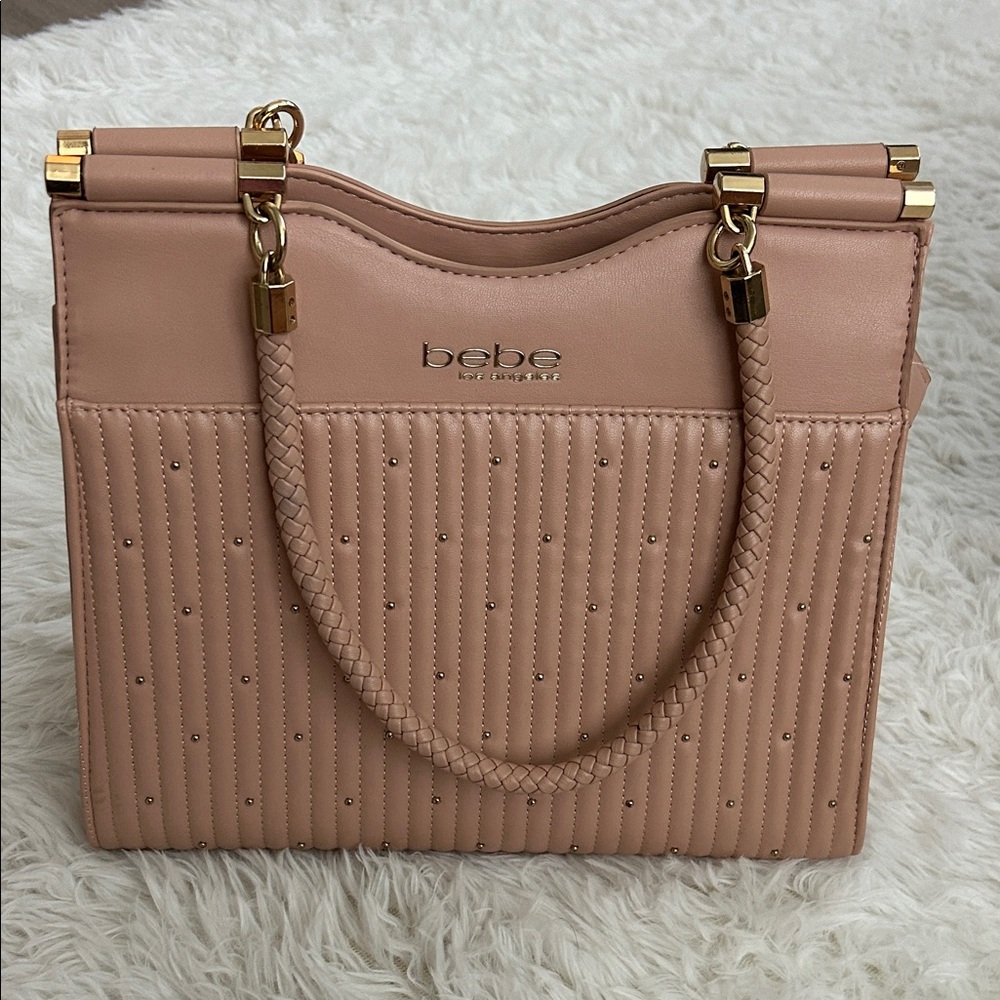 Bebe Pink Quilted Women's Bag